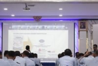 Foto : Badan Nasional Sertifikasi Profesi (BNSP) memberikan pembekalan strategi melalui Rakor Dalsed, Sosialisasi, dan Bimtek KPM yang digelar di Pusbekmat AU, Lanud Halim Perdana Kusuma, pada 19 hingga 22 Agustus 2024. (Doc.Ist)