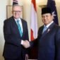 Menteri Pertahanan RI sekaligus presiden terpilih 2024-2029 Prabowo Subianto bersma Perdana Menteri (PM) Australia Anthony Albanese.  (Dok. Tim Media Praowo)

