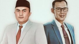 Rudy Susmanto sebagai calon Bupati dan Jaro Ade sebagai calon Wakil Bupati. 