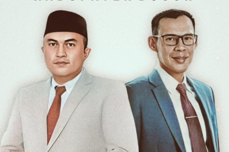Rudy Susmanto sebagai calon Bupati dan Jaro Ade sebagai calon Wakil Bupati. 