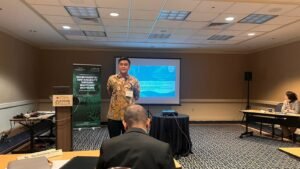 Dok: Dr. Koko sedang mempresentasikan paper ilmiah di 4th International Conference on Environmental Sustainability Through Waste and Recycling (ENSURE), April 13–15, 2026, Boston, MA, Amerika Serikat.